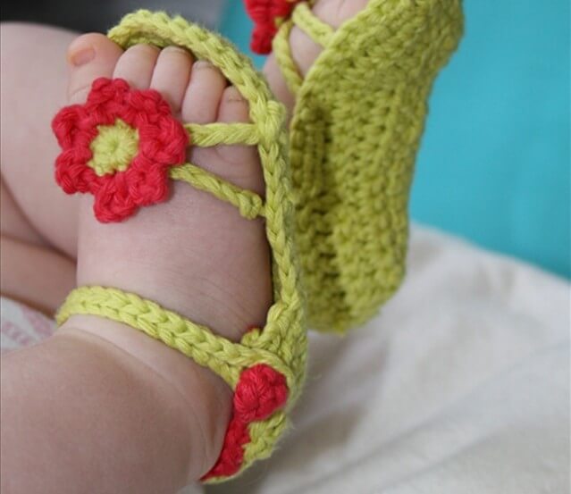 diy crochet baby booties