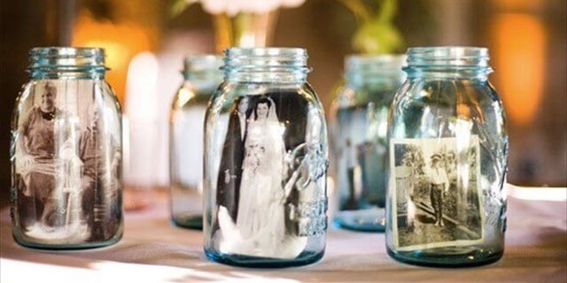 10 Diy Glass Jar Photo Frames Gift Ideas