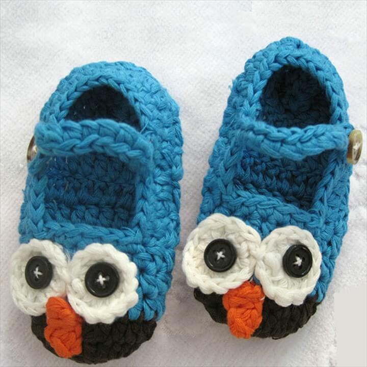 15 Easy To Make Crochet Baby Animals Slippers