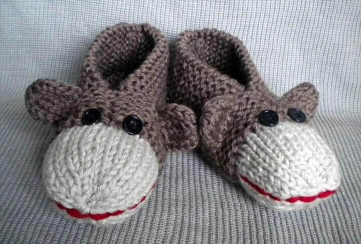 Easy To Make Crochet Baby Animals Slippers