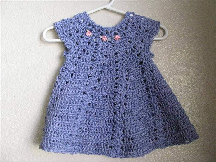 easy crochet baby dress for beginners