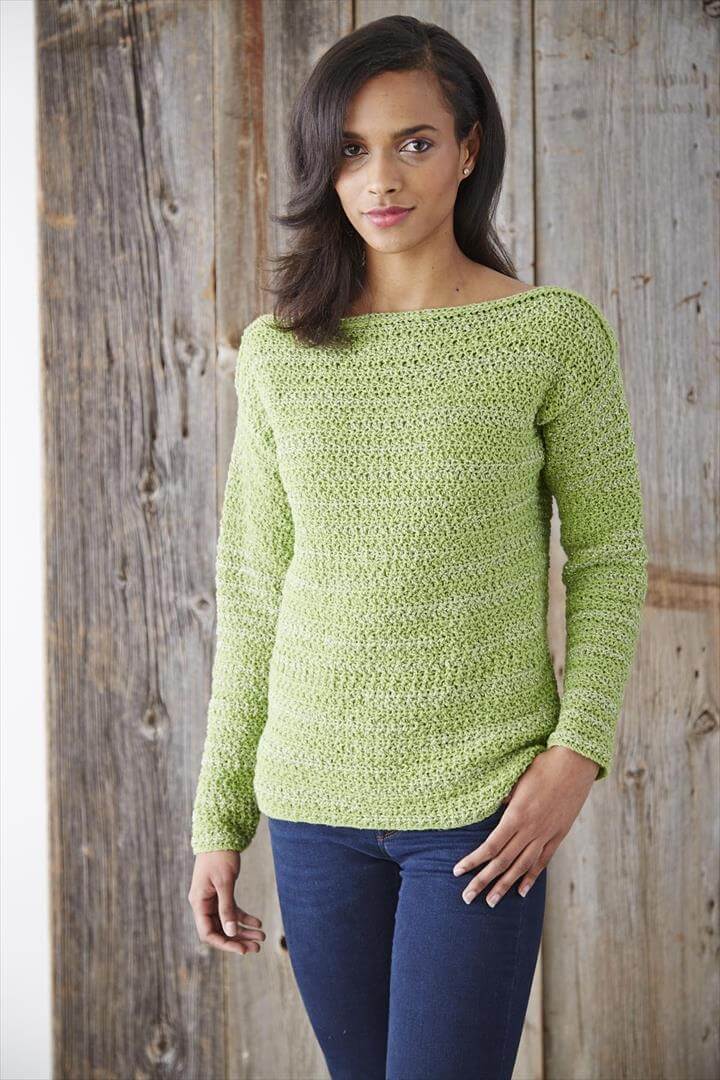 Free crochet sweater pattern for women