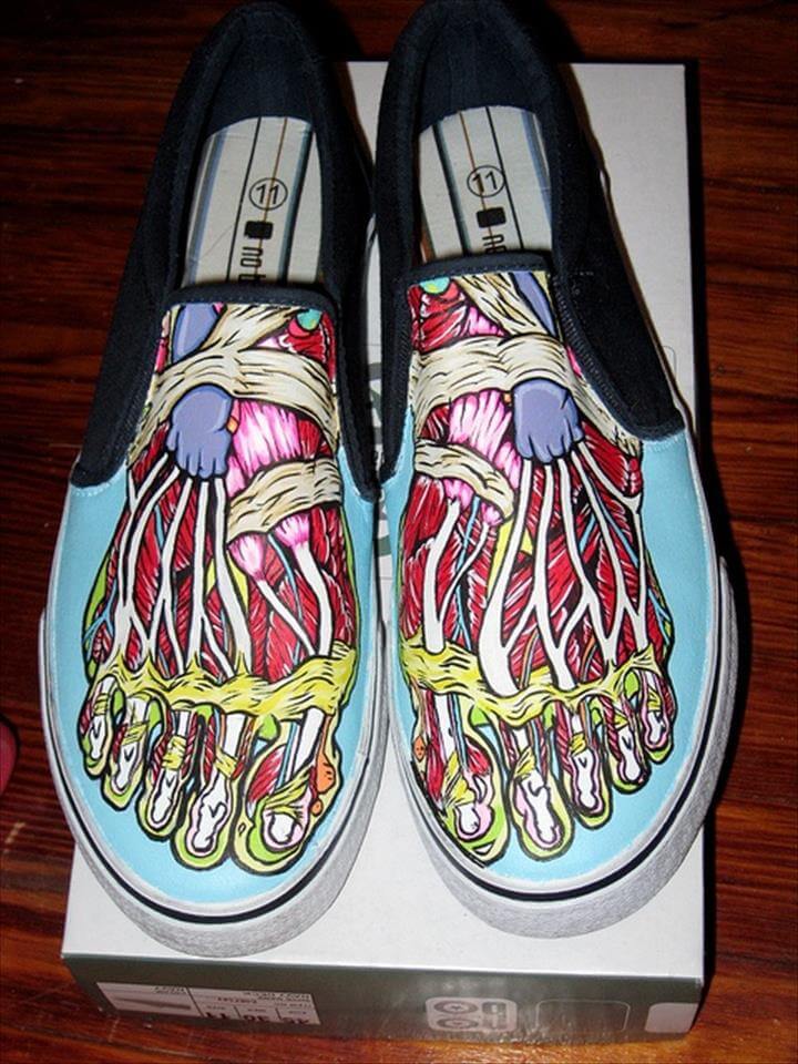 cool designs to paint on shoes