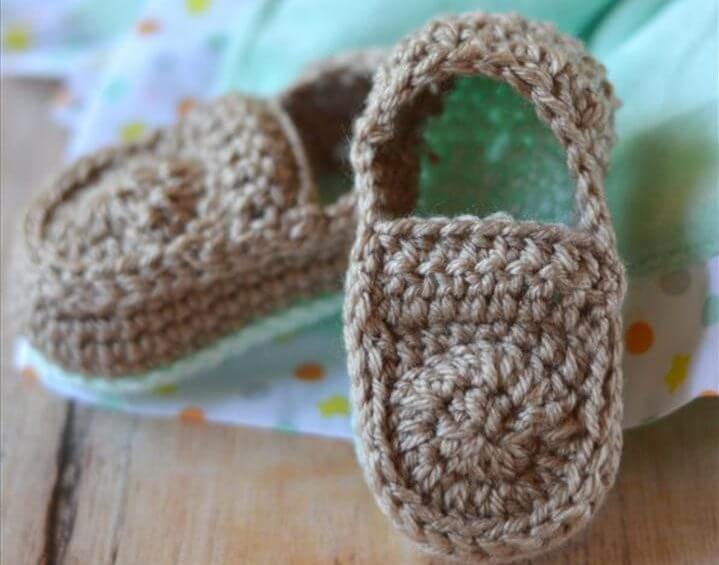 crochet baby loafers free pattern