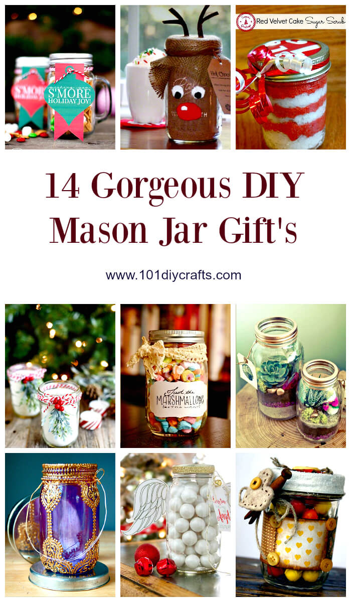 14 Gorgeous DIY Mason Jar Gift's