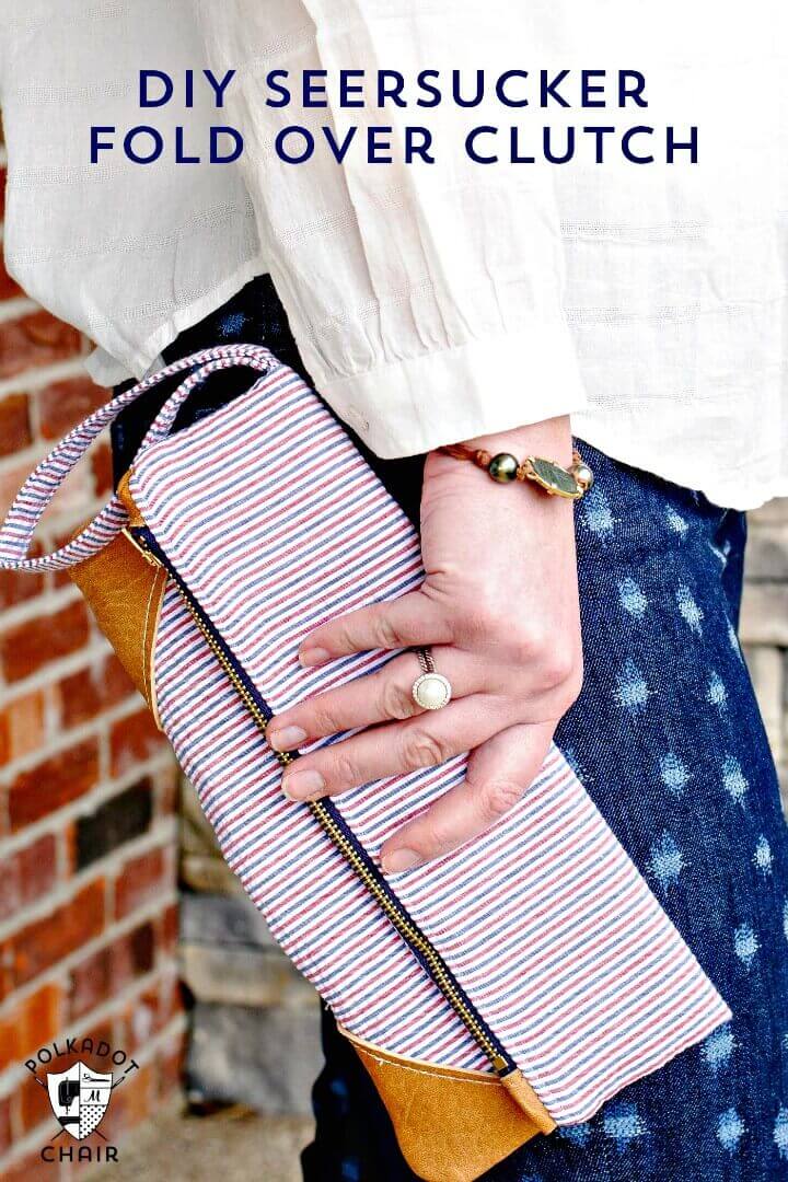 12 DIY Easy Ideas Handmade Clutches and Handbags