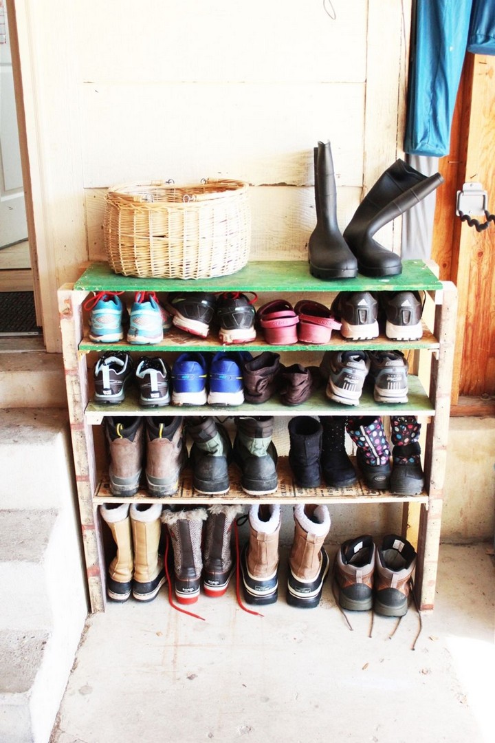 26 Diy Shoe Rack How To Build Shoe Rack Diy To Make