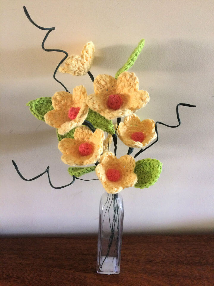 15 Simple Crochet Flower Bouquet Patterns DIY to Make