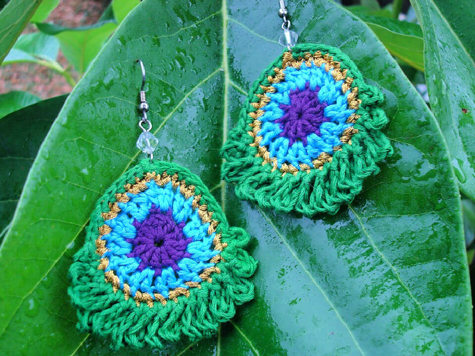 5 Free Crochet Earring Patterns (that you have to try) - Welcome