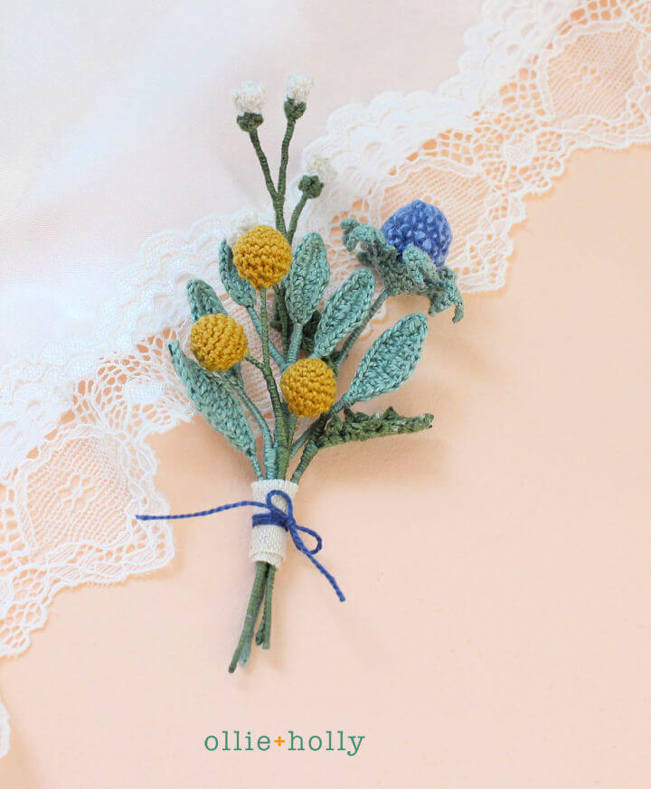 15 Simple Crochet Flower Bouquet Patterns DIY to Make