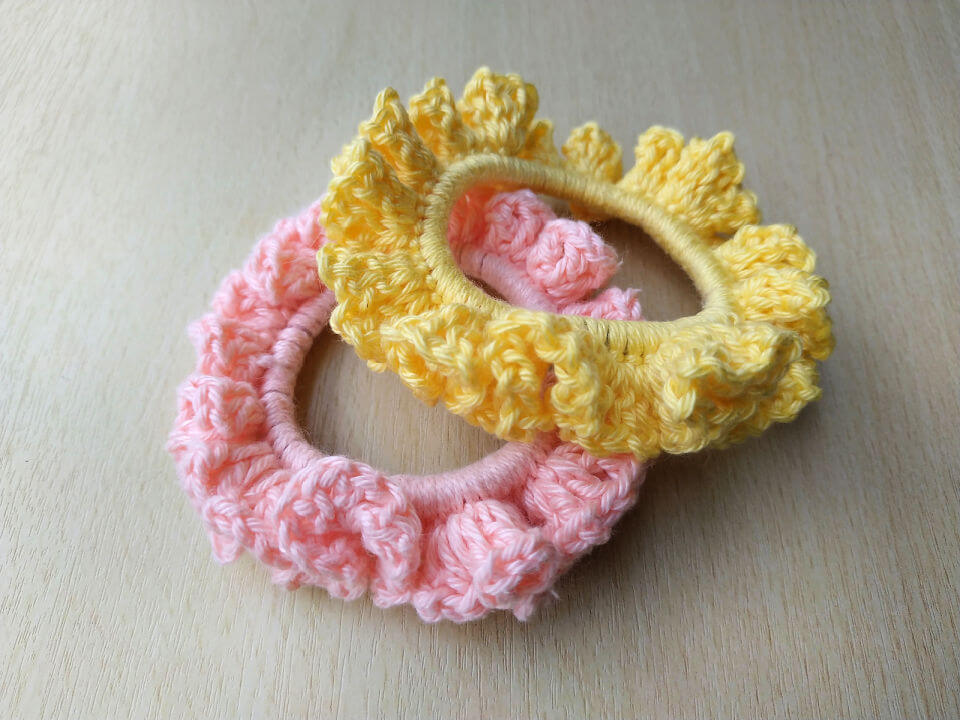 15 Free Crochet Scrunchie Patterns To Tie Your Hair Properly DIY to Make